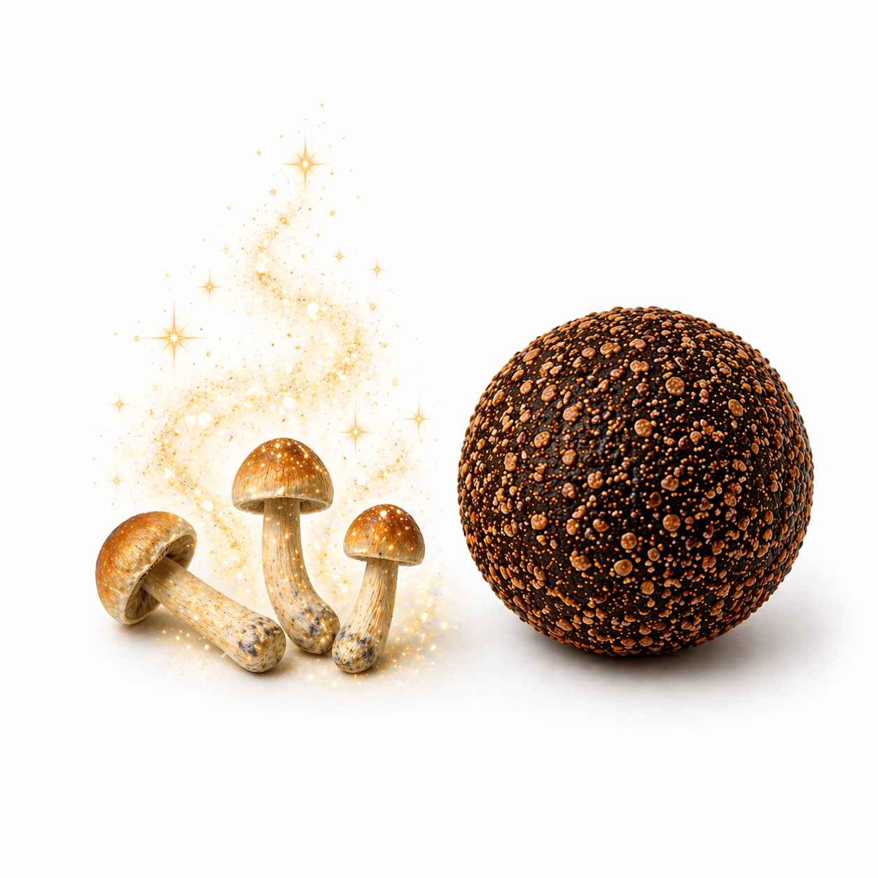Magic Ball product photo with P. Cubensis.